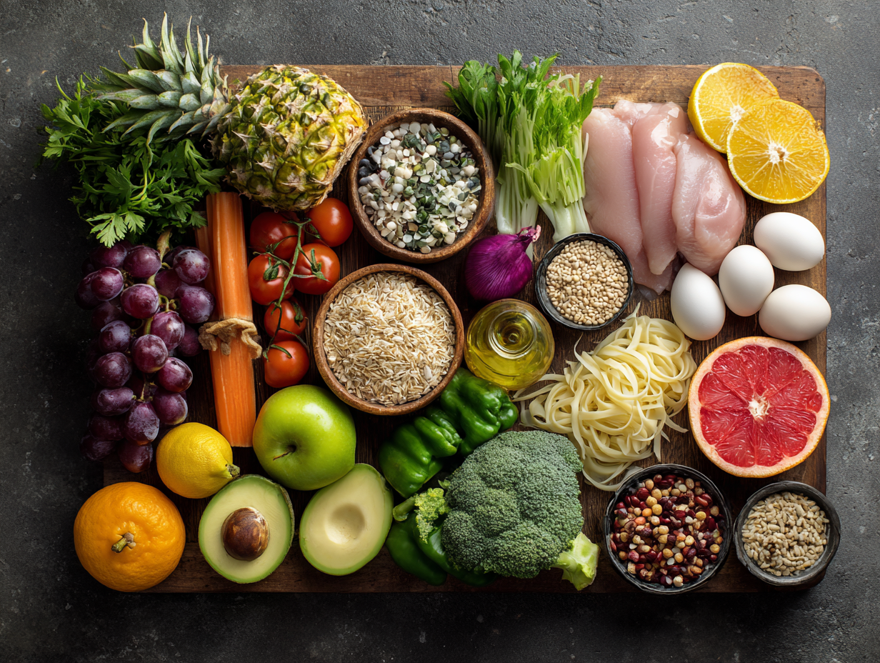 Щаслива сім'я готує здорову їжу разом на кухні